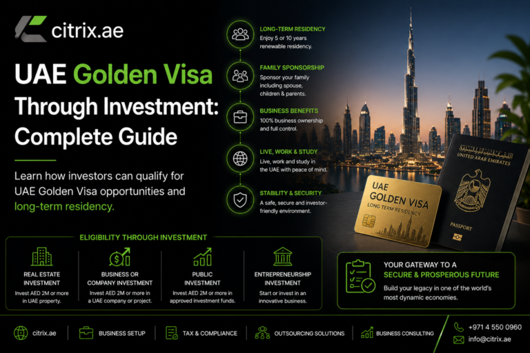 UAE Golden Visa Through Investment: Complete Guide for Investors UAE Golden Visa Through Investment: Complete Guide